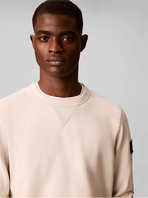 ls eu 350terry badge cn sweatshirt CALVIN KLEIN JEANS | LV04RJ200GPDJ